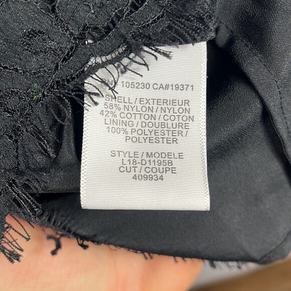 Joie Nikolina B All-Over Black Lace Dress. - Picture 9 of 9